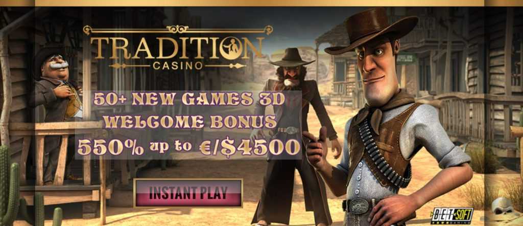 Tradition Casino Bonuses