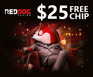 Red Dog Casino Bonus Free Chip 25$