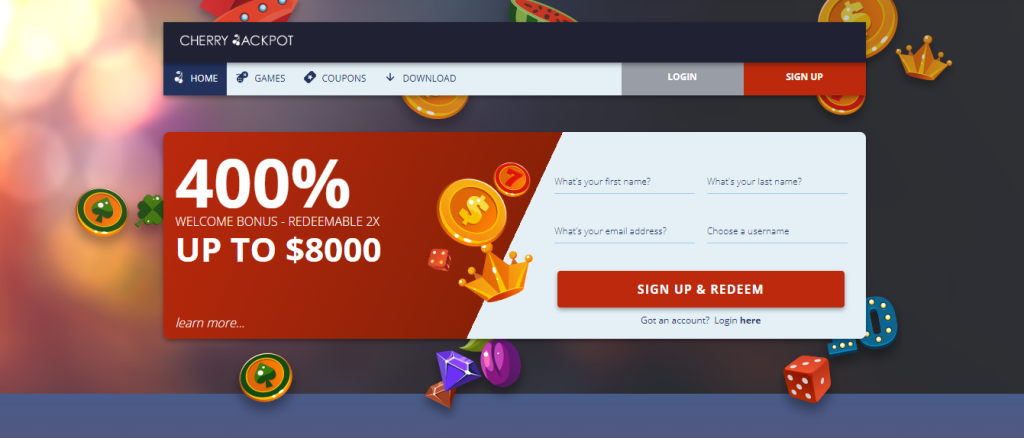 Cherry Jackpot Casino review
