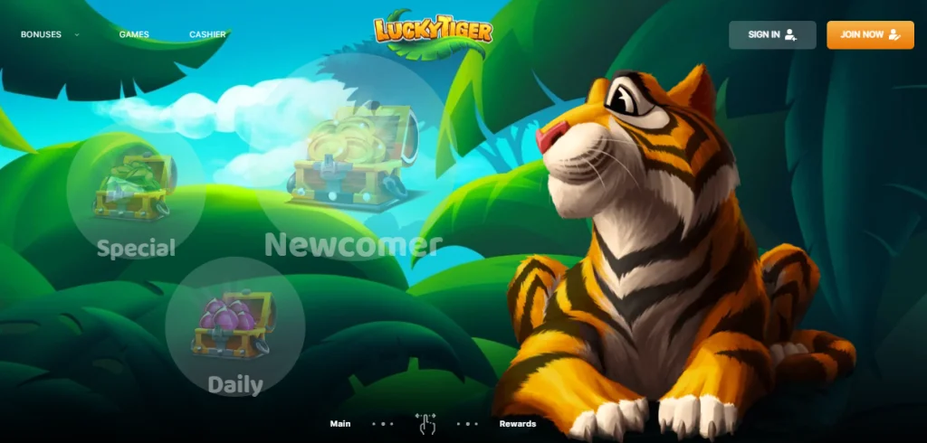 Lucky Tiger Casino bonus